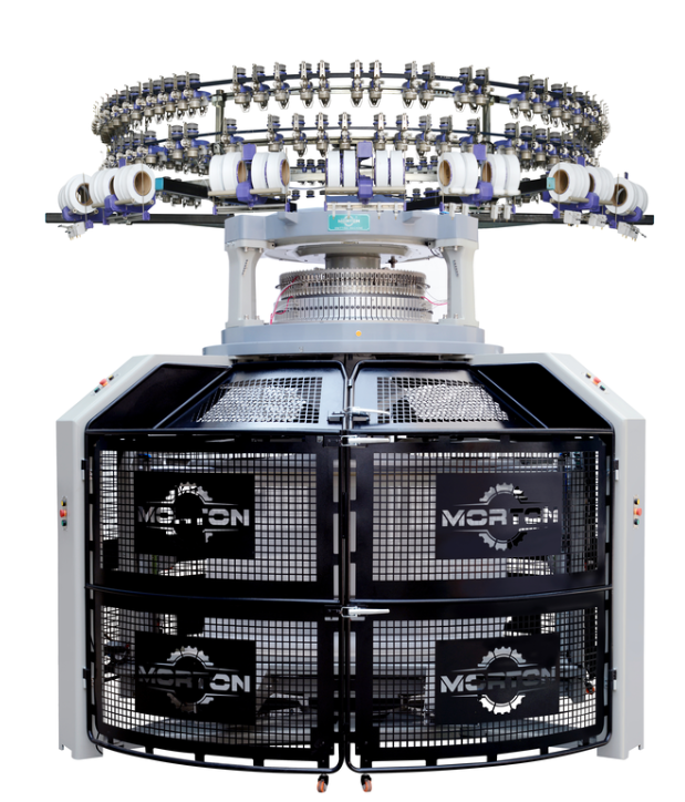 High-Leg Interlock Open Width Knitting Machine